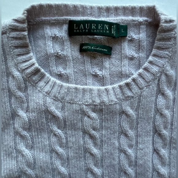 Lauren Ralph Lauren Women’s 100% Cashmere Cable Knit - Picture 5 of 14